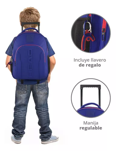 HEAD Mochila Ruedas Infantil New Kodiac Game Azul Head