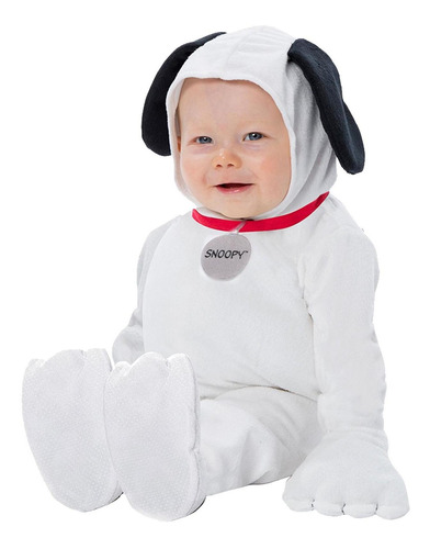Disfraz Talla 0-9 Meses Para Bebé De Snoopy Halloween