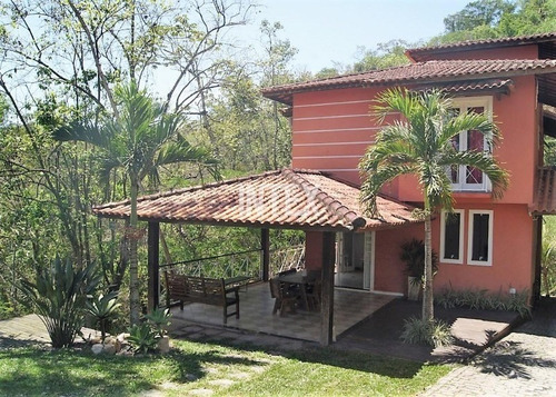 Imagem 1 de 30 de Casa Maravilhosa Dentro De Condominio De Lotes Grandes 1830m², Composto Por Casa Principal Com 3 Quartos (2 Suítes) E Anexo. - Ca00474 - 69414081