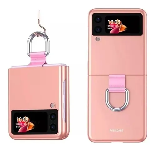 Carcasa Con Anillo Para Samsung Galaxy Z Flip 3 Buen