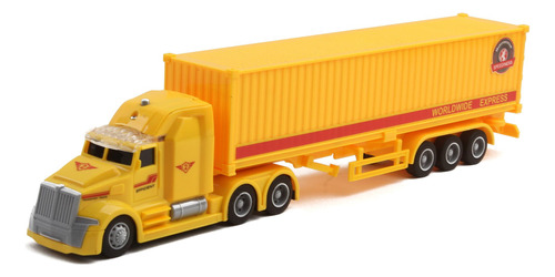 Vokodo Toy Semi Truck Railer 14  Fricción Alimentada Con Luc