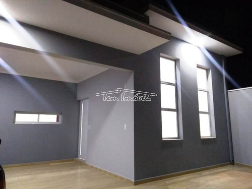 Casa Nova No Residencial Vitória Em Boituva. Estilo Moderno, Quintal Gramado! - Ca01229 - 69234753