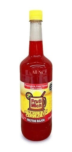 Jarabe Para Michelada Sabor Frutos Rojos Frutimich 1 Lt