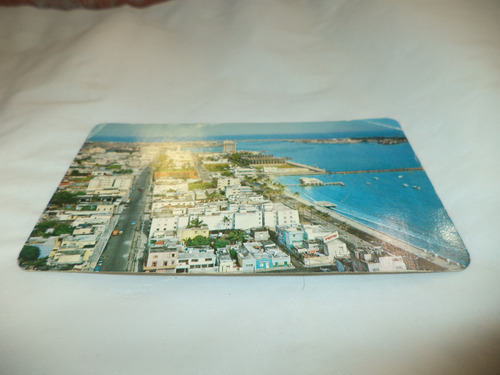 Postal (circa 1970) Vista Aérea De Veracruz (Usado)