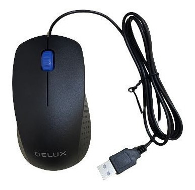 Mouse Delux M139 Sensor Óptico Usb De 3 Botones