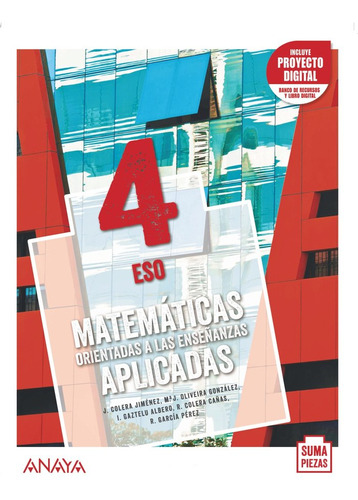 Libro Matematicas Orientadas A Las Enseã¿anzas Aplicadas ...