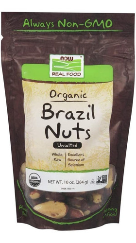 Ahora Alimentos Certificados Orgánicos Nueces De Brasil, Ent