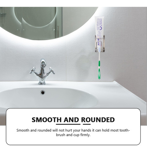 Estante Para Cepillos De Dientes De Pared, Baño, Acero Inoxi