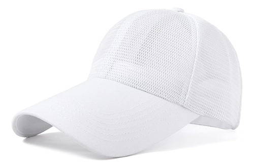 Gorra Béisbol Malla Hombre Sombrero Camionero Ala Larga