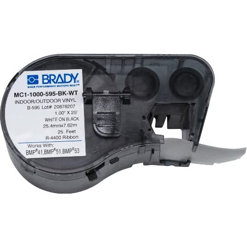 - 131606 Etiquetas Mc1-1000-595-bk-wt Impresoras Bmp53/...