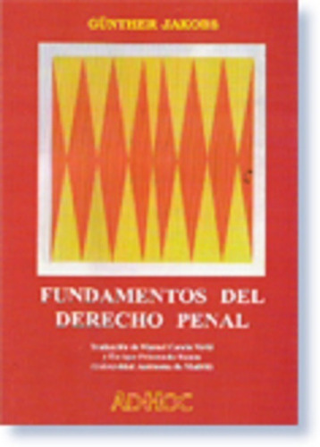 Fundamentos Del Derecho Penal - Jakobs, Gunther