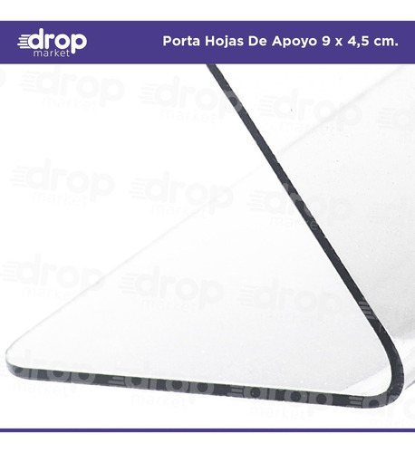Imagen 4 de 10 de Porta Nombre Precios Acrílico Menú Mesa 9x4 Pack X10u