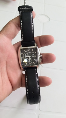 Relógio Timex Monaco Analógico Quadrado Couro Novo Lindo