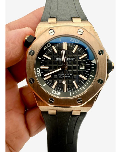Reloj Premium Ap Royal Oak Offshore Negro Automatico Acero (Reacondicionado)