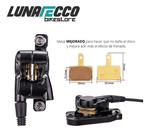 Par De Frenos Hidráulicos Zitto Calidad Para Bicicleta Mtb