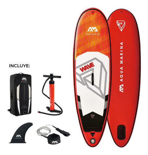 Stand Up Paddle / Sup Inflable / Wave Aqua Marina 8.8 Pies