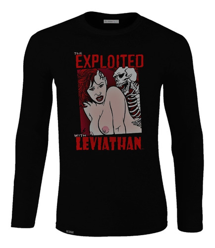 Camiseta Manga Larga The Exploited With Leviathan Banda Lbo