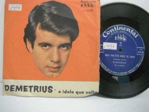 Demetrius  O Idolo Que Volta Ep 1967 Continental C-33.505