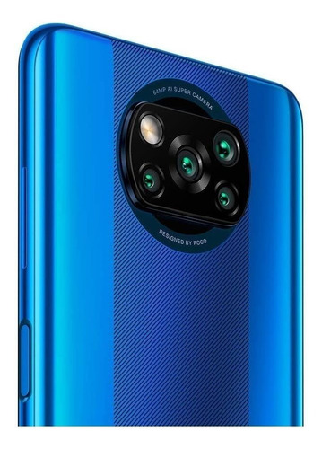 Imagen 6 de 7 de Xiaomi Pocophone Poco X3 NFC Dual SIM 64 GB cobalt blue 6 GB RAM