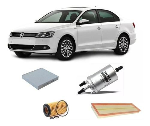 Kit De Filtros Wega Volkswagen Vento 2.5 2006/...