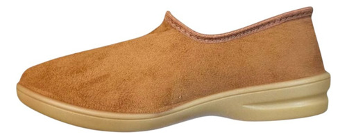 Lady's Zueco Con Corderito Dama Con Taco
