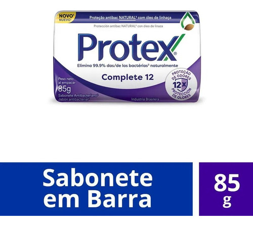 Kit C/46 Sabonete Em Barra Protex Complete 12 85g