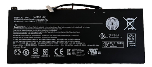 Ac14a8l Batería Original Oem Acer Nitro Aspire Vn7-571g Vn7-