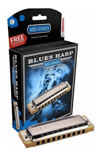 Armonica Hohner Blues Harp Blusera Original 20 Voces 