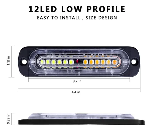 Ease2u - Luz Led Remolque, 12 V, Led, Izquierda Derecha...