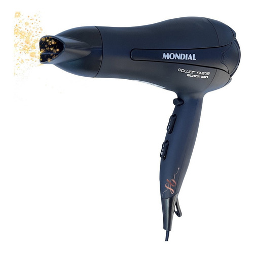 Imagen 3 de 6 de Secador de pelo Mondial Power Shine Black SC-13 negro 220V