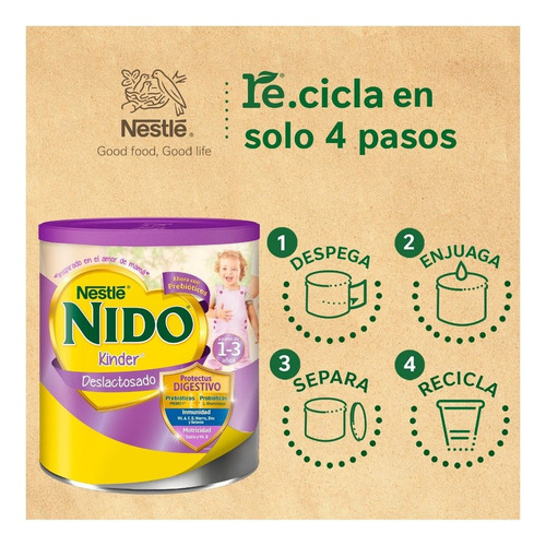 Nestle Nido Leche Deslactosada Protectus Avanzado 1.5 Kg