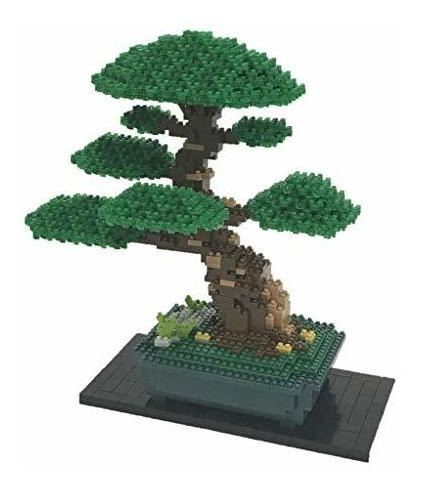 Nanoblock  Juego Construcción- Bonsai Matsu Deluxe Edition