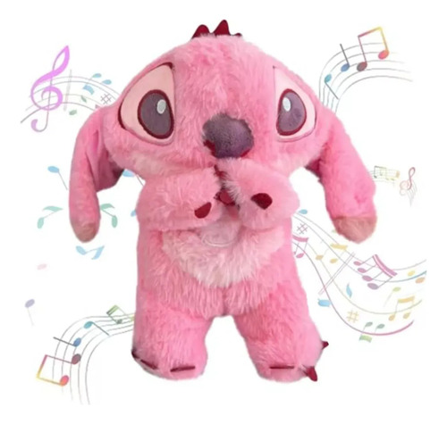 Peluche Ángel De Lilo Y Stitch Que Respira Calma La Ansiedad