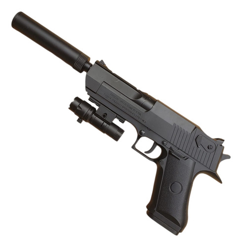 Pistola De Hidrogel Arma De Gel Desert Eagle Negra Juguete Negro