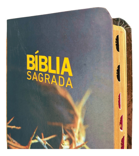 Biblia Sagrada Ra Coroa De Espinhos Edição De Bolso Com Indice Lateral