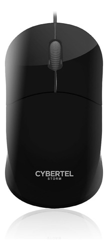 Mouse Usb 1000dpi Negro Cybertel Storm M103 