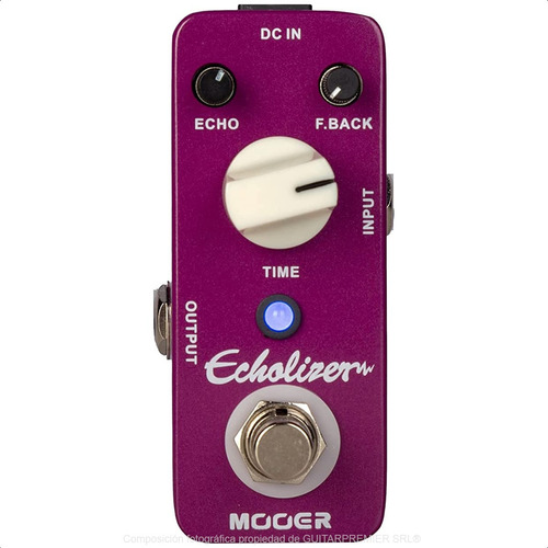 Pedal De Efecto Mooer Echolizer Analog Delay  Para Guitarra