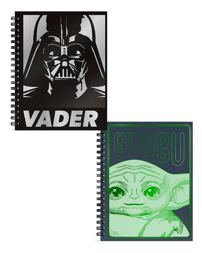 Cuaderno Mooving Star Wars Espiral 16x21cm Rayado Tapa Dura