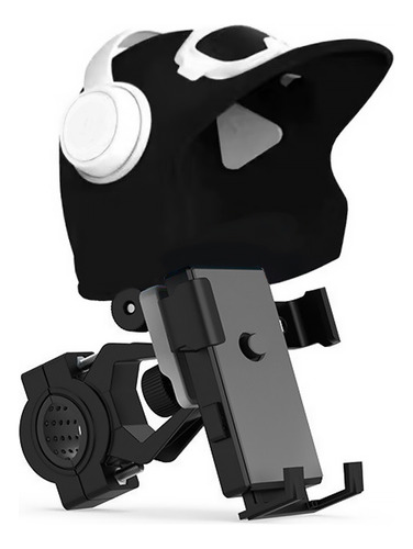 Soporte Para Celular Moto Bicicleta, Porta Móvil Impermeable Negro
