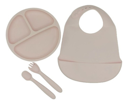 Set De 4 Piezas Para Comida De Bebes Hecho De Sliciona (usa)