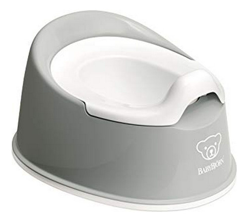 Asiento De Baño - Orinal Inteligente Baby Bjorn, Gris - Blan