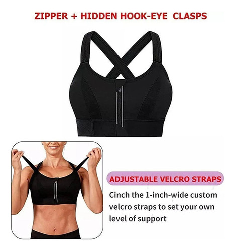 Ee 2 Sujetadores Deportivos Alto Impacto Para Mujer