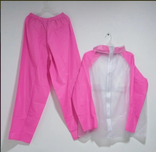 Impermeable Moto 4 Piezas Traje Impermeable Dama 