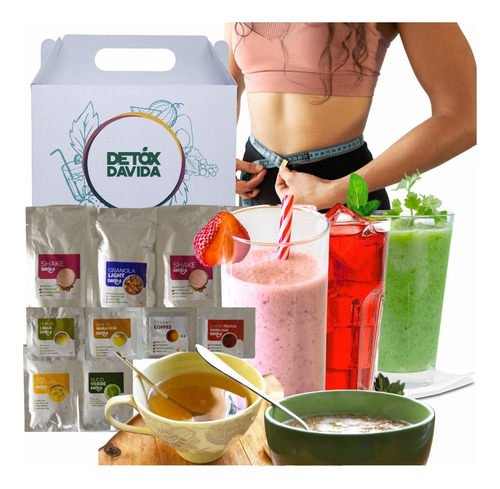 Kit Para 5 Dias Sache Instantâneo Low Carb Light 
