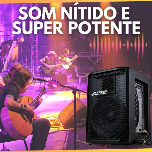 Kit Caixa Som Bluetooth Ativa 200w Mesa Som 8 Canais Mxt