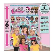 Comprar Lol Surprise Decoracion De Pared Cumpleaños 1.65x1.85m Lol