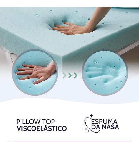 Cama Box com Colchão Queen Premium Molas Ensacadas com Espuma D33 Astronasa 158x198cm BF Colchões