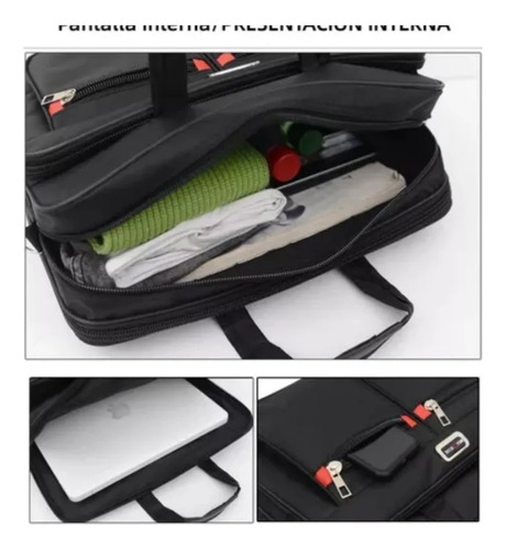 Bolso Bandolera Ejecutivo Maletín Para Portátil Heaimo Estilo Profesional, Ligero, Resistente,antirrobo, 15-17 Pulgadas, Viaje, Oficina, Hombre/mujer, Moda Casual, Impermeable, Organizador