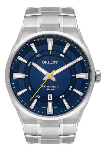 Relógio Orient Neo Sports Masculino Aço 44mm Azul 50m