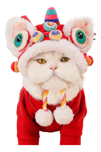 Sombrero Con Cabeza De Tigre Para Perros Y Gatos De Otoño E